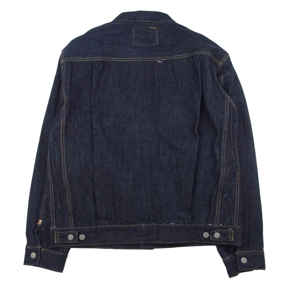 SUGAR CANE シュガーケーン SC11953A 14.25oz DENIM JACKET 1953 MODEL 2nd タイプ デニム ジャケット インディゴブルー系 42【極上美品】【中古】