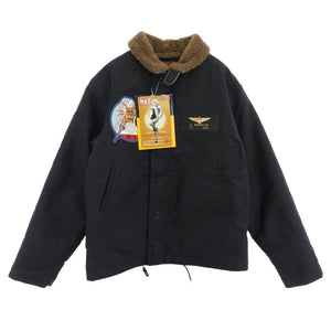 TOY'S McCOY トイズマッコイ TMJ2319 N-1 DECK JACKET MARILYN MONROE MISS N.A.S. マリリンモンロー デッキ ジャケット ミリタリージャケット ネイビー系 40【新古品】【未使用】【中古】