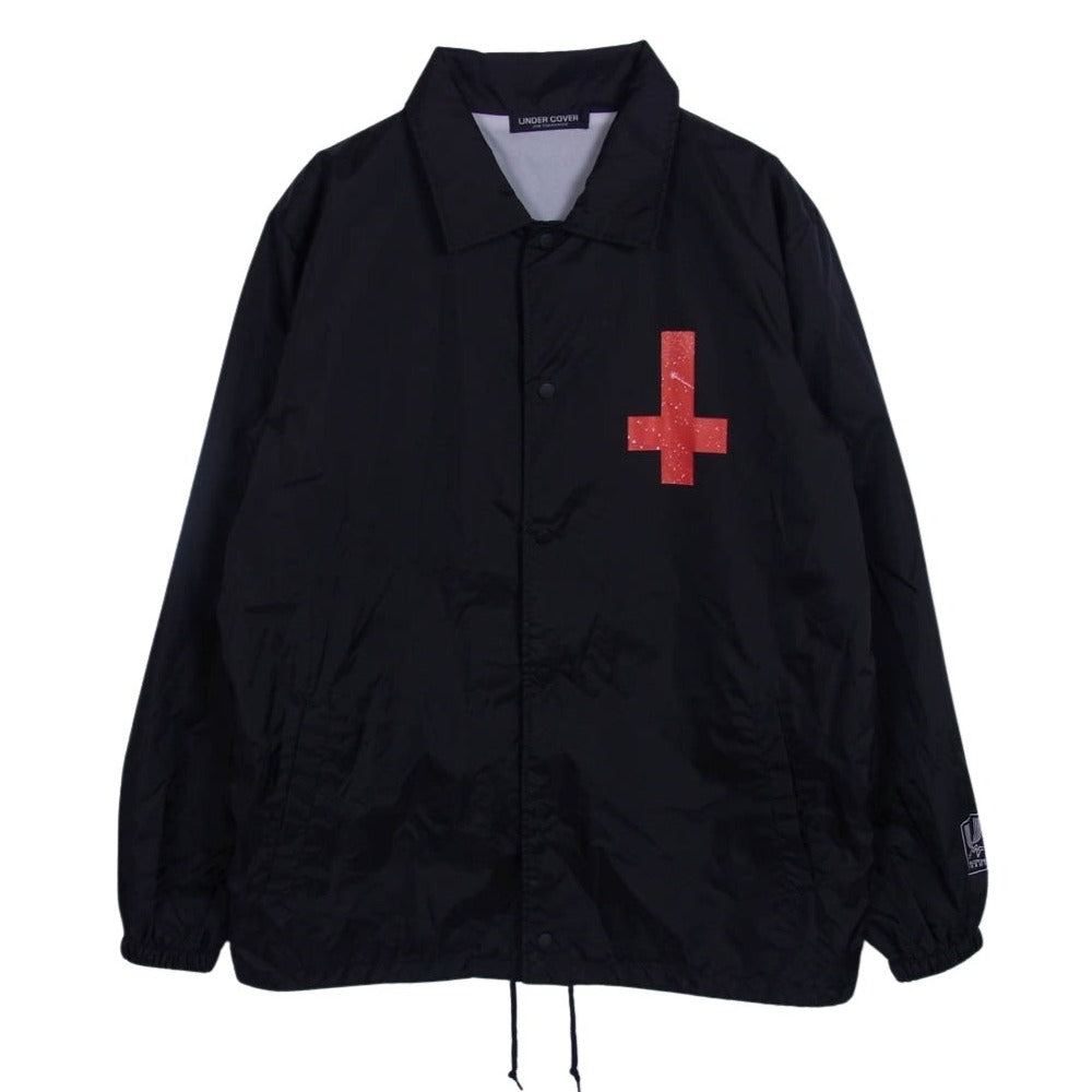 UNDERCOVER アンダーカバー 17SS UCS9212　 THE SPACE NURSE バックプリント ナイロン コーチジャケット ブラック系 M【中古】