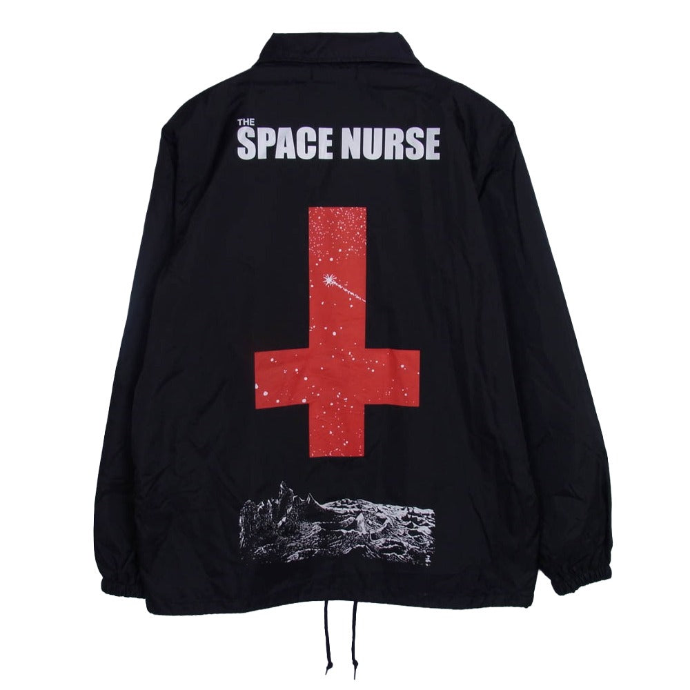 UNDERCOVER アンダーカバー 17SS UCS9212　 THE SPACE NURSE バックプリント ナイロン コーチジャケット ブラック系 M【中古】