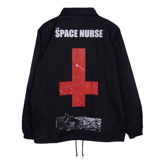 UNDERCOVER アンダーカバー 17SS UCS9212　 THE SPACE NURSE バックプリント ナイロン コーチジャケット ブラック系 M【中古】