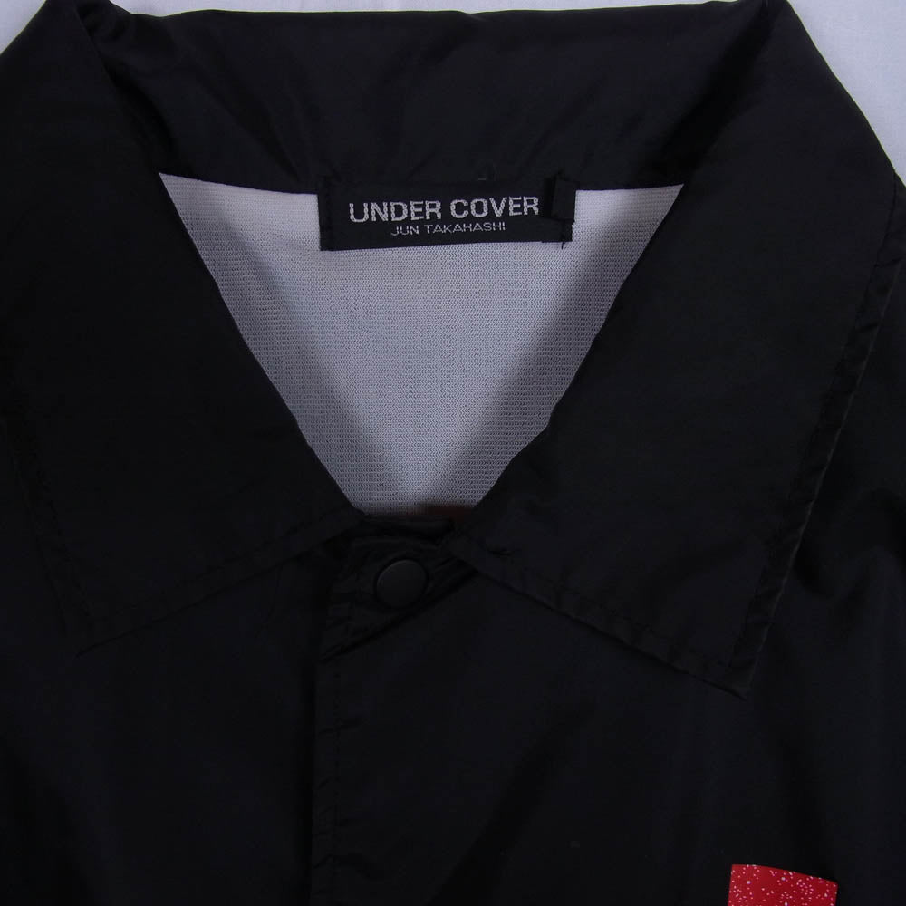 UNDERCOVER アンダーカバー 17SS UCS9212　 THE SPACE NURSE バックプリント ナイロン コーチジャケット ブラック系 M【中古】