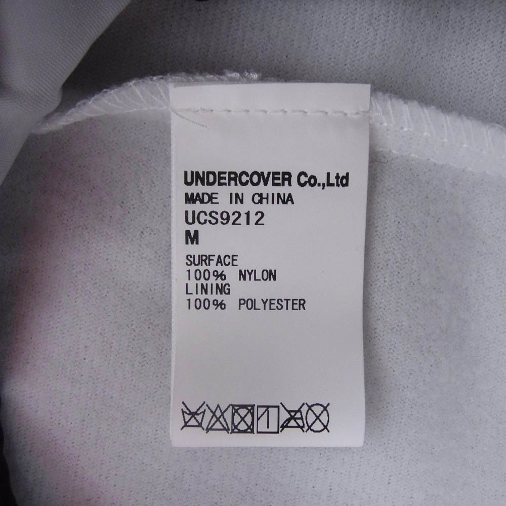 UNDERCOVER アンダーカバー 17SS UCS9212　 THE SPACE NURSE バックプリント ナイロン コーチジャケット ブラック系 M【中古】