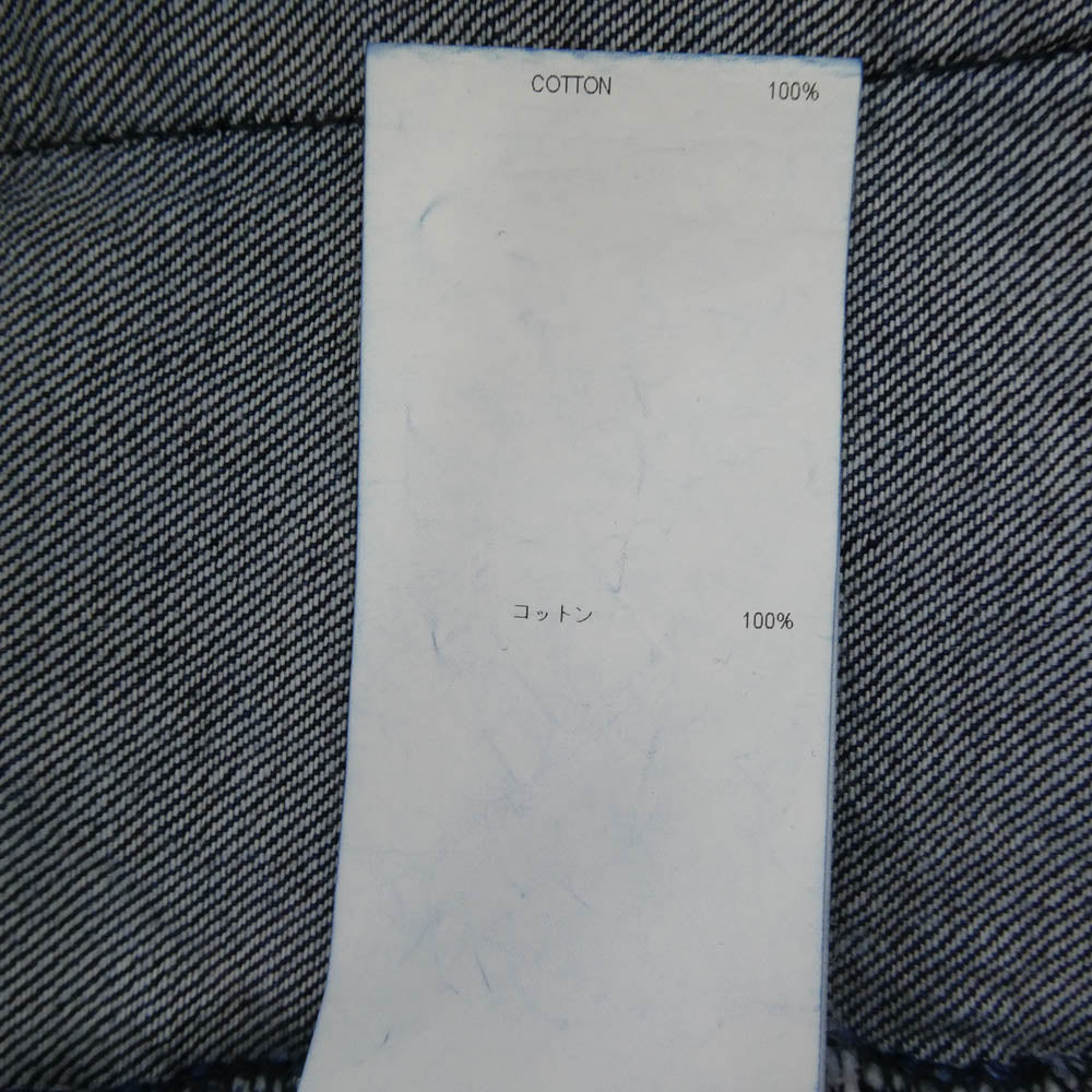 WTAPS ダブルタップス 23SS 231WVDT-SHM02 JMOD LS COTTON DENIM PASTHG バックペイントデザイン インデイゴ デニム カバーオール ジャケット インディゴブルー系 X/03【中古】