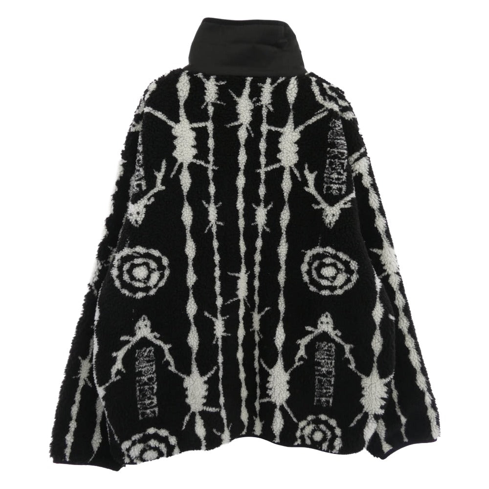 Supreme シュプリーム 21SS × SOUTH2 WEST8 Fleece Jacket サウスツー ウエストエイト フリース ジャケット ブラック系 L【中古】