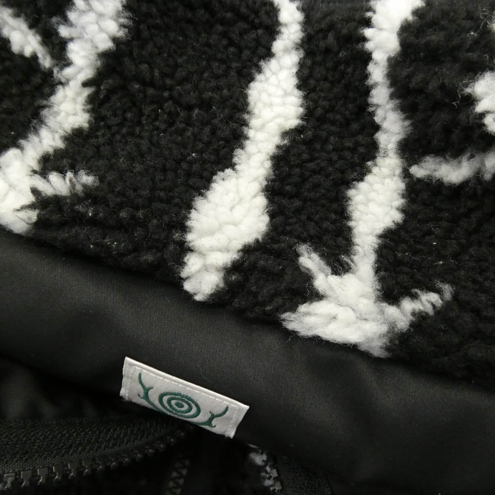 Supreme シュプリーム 21SS × SOUTH2 WEST8 Fleece Jacket サウスツー ウエストエイト フリース ジャケット ブラック系 L【中古】