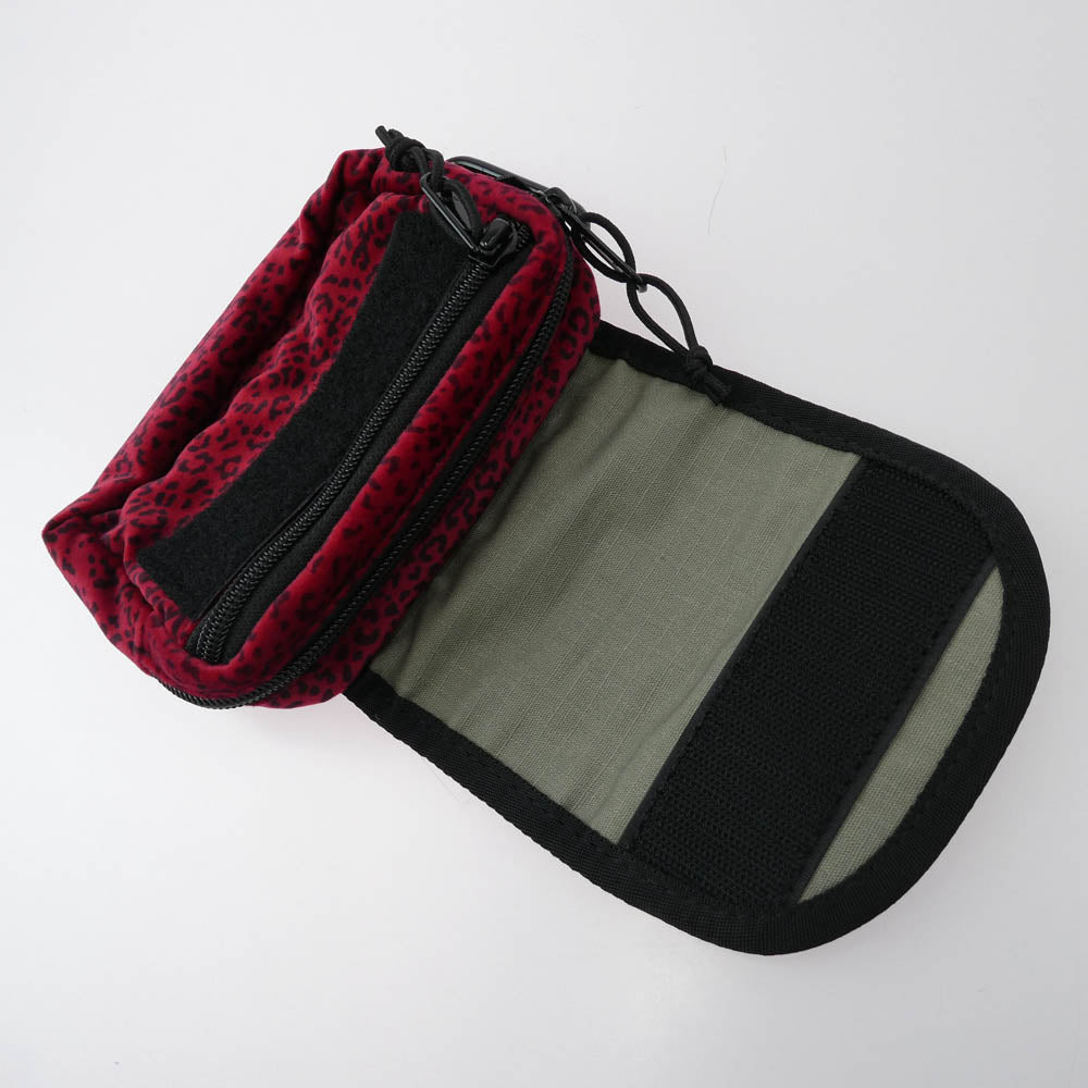 Supreme シュプリーム Velvet Mini Pouch ベルベット ミニ ポーチ レッド系【新古品】【未使用】【中古】