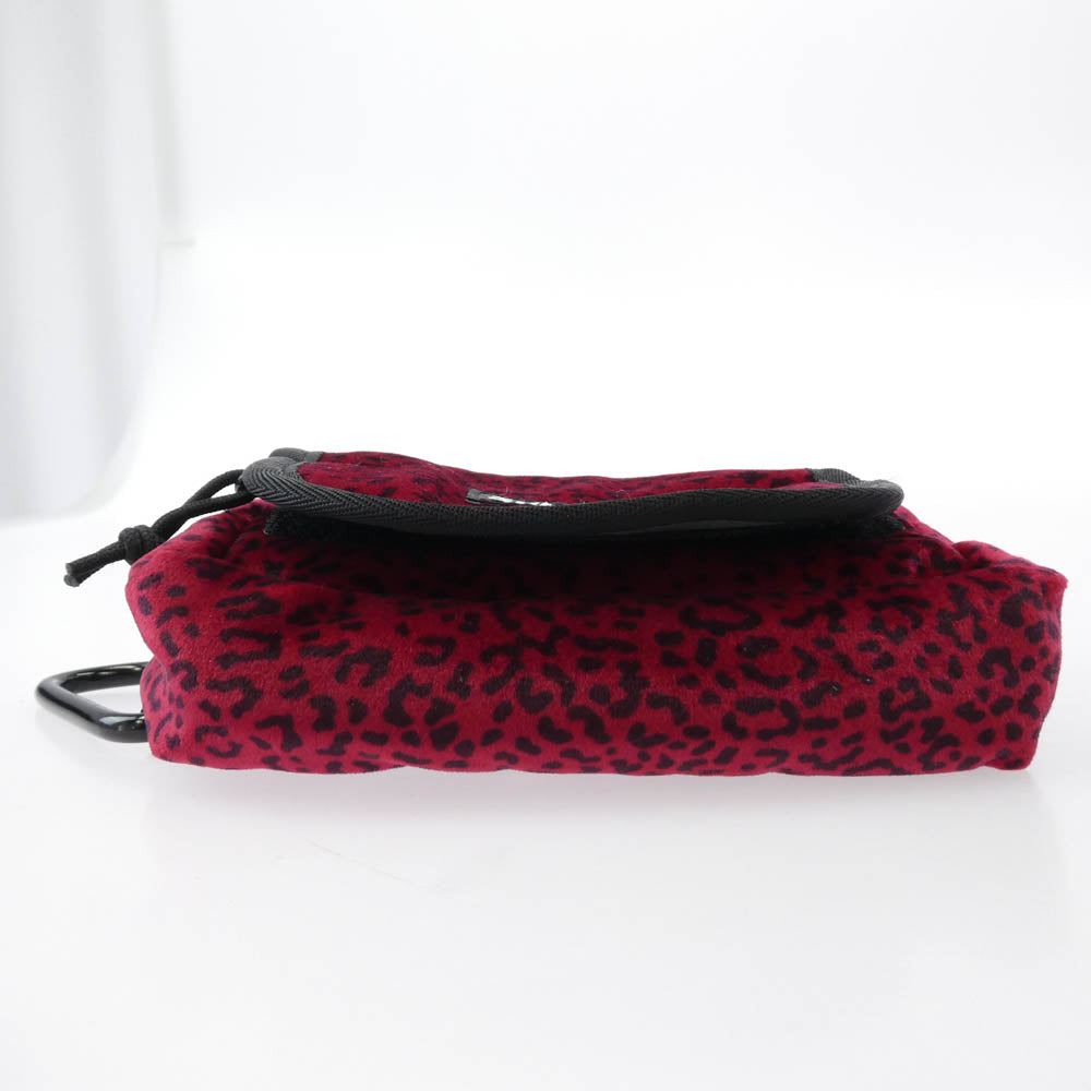 Supreme シュプリーム Velvet Mini Pouch ベルベット ミニ ポーチ レッド系【新古品】【未使用】【中古】