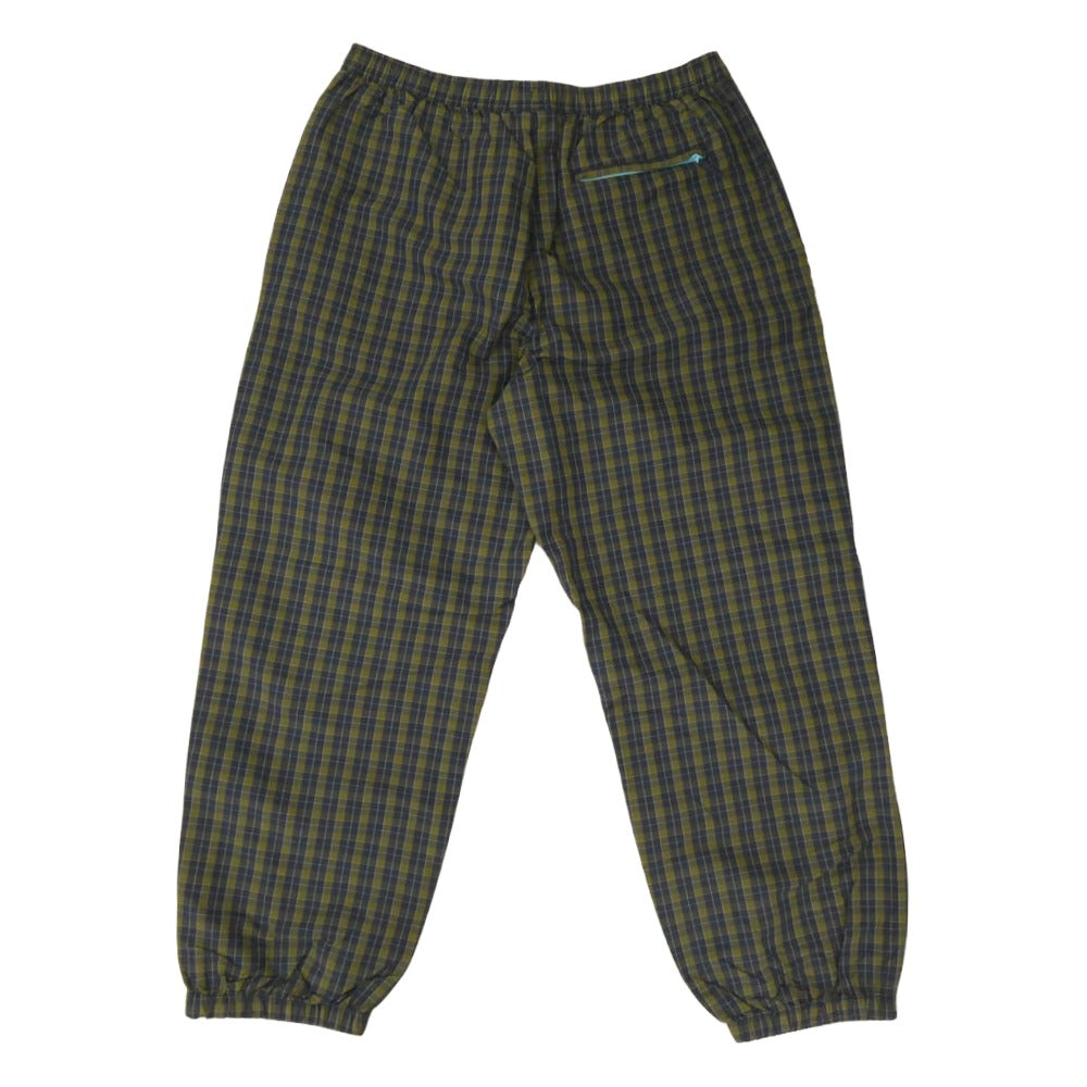 Supreme シュプリーム 25AW Plaid Warm Up Pant プレイド ウォーム アップ パンツ ネイビー系 グリーン系 XL【新古品】【未使用】【中古】