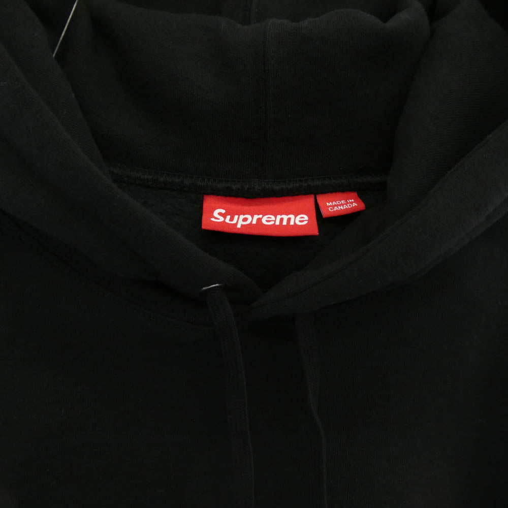 Supreme シュプリーム 25SS Small Box Hooded Sweatshirt スモール ボックス フーデッド スウェットシャツ パーカー ブラック系 L【極上美品】【中古】
