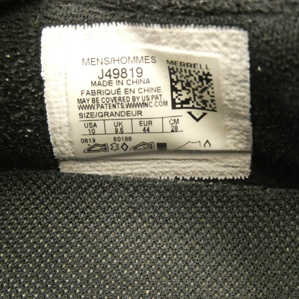 MERRELL メレル J49819 COLDPACK ICE+ MOC WATER PLOOF ローカット スニーカー ブラック系 28cm【中古】