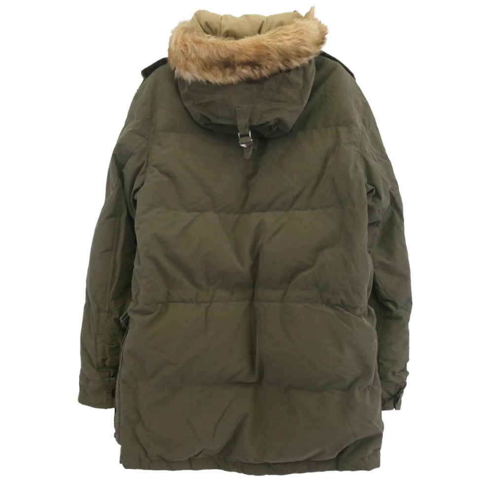 POLO RALPH LAUREN ポロ・ラルフローレン JR-RL-YW0672 リアルファー ダウン ジャケット モスグリーン系 M【中古】
