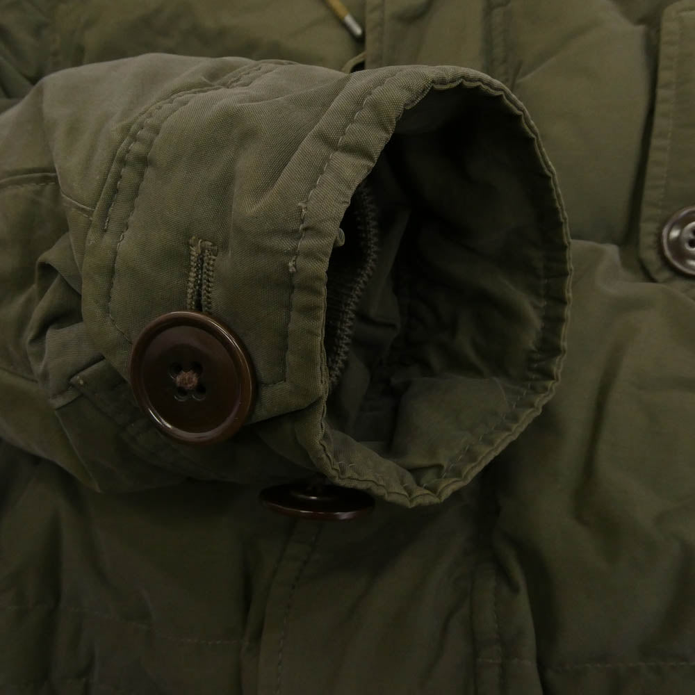 POLO RALPH LAUREN ポロ・ラルフローレン JR-RL-YW0672 リアルファー ダウン ジャケット モスグリーン系 M【中古】