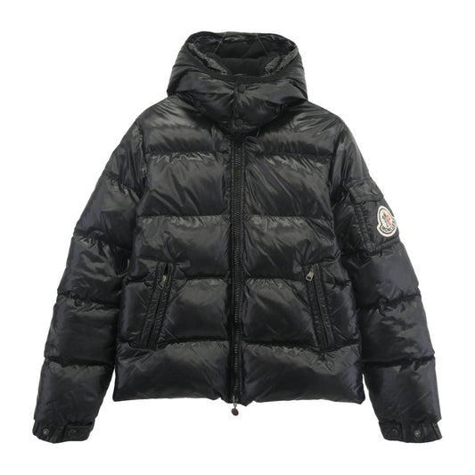 MONCLER モンクレール 44342/60/68950 国内正規品 スプレンダーズ&カンパニー期 HIMALAYA ヒマラヤ フード付 ハイネック ダブルジップ シャイニー ナイロン ダウンジャケット ブラック系 サイズ1 ブラック系 1【中古】