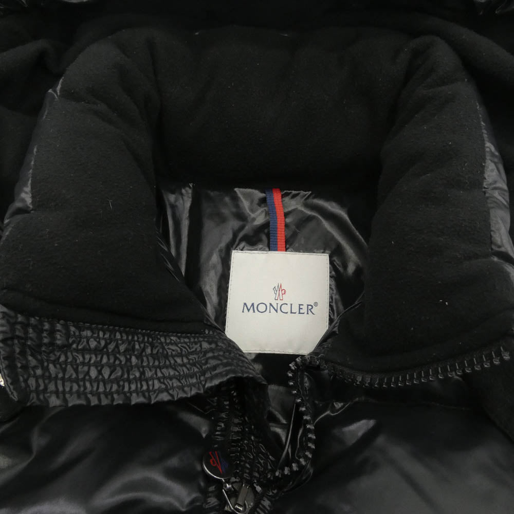 MONCLER モンクレール 44342/60/68950 国内正規品 スプレンダーズ&カンパニー期 HIMALAYA ヒマラヤ フード付 ハイネック ダブルジップ シャイニー ナイロン ダウンジャケット ブラック系 サイズ1 ブラック系 1【中古】