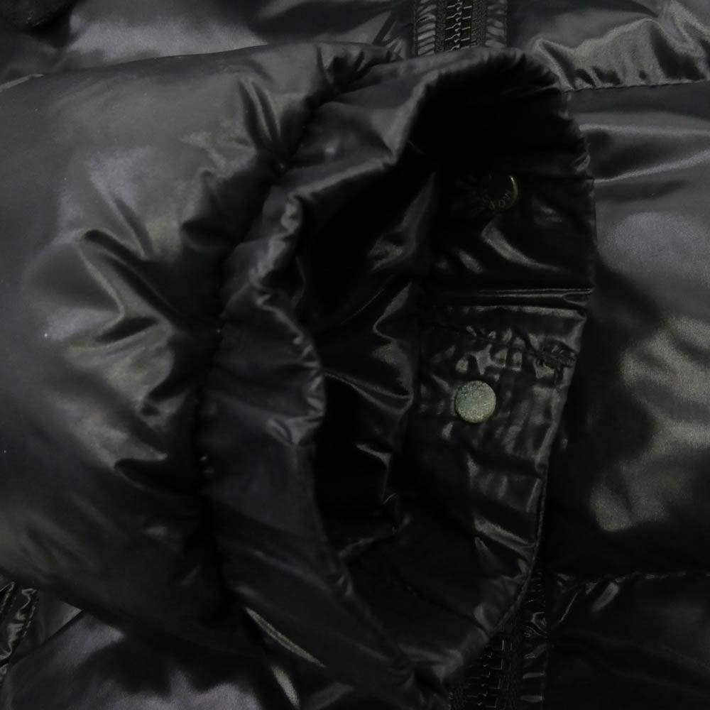 MONCLER モンクレール 44342/60/68950 国内正規品 スプレンダーズ&カンパニー期 HIMALAYA ヒマラヤ フード付 ハイネック ダブルジップ シャイニー ナイロン ダウンジャケット ブラック系 サイズ1 ブラック系 1【中古】