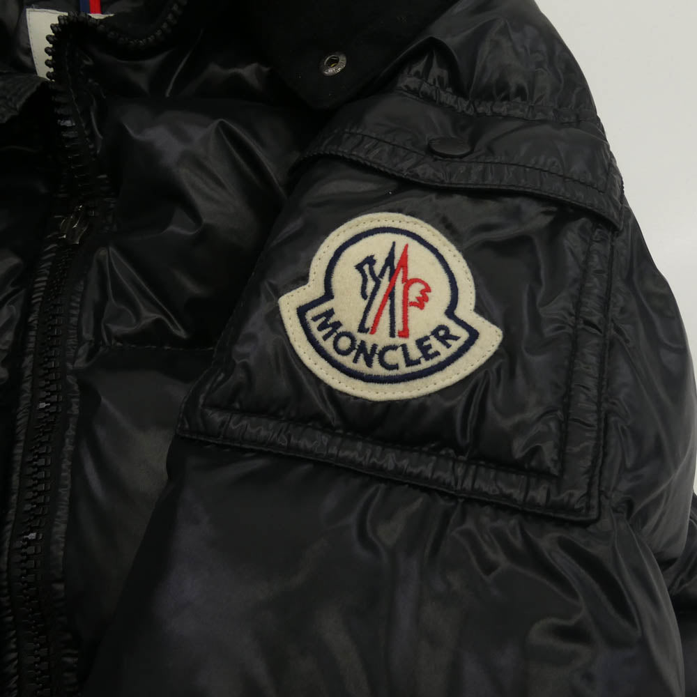 MONCLER モンクレール 44342/60/68950 国内正規品 スプレンダーズ&カンパニー期 HIMALAYA ヒマラヤ フード付 ハイネック ダブルジップ シャイニー ナイロン ダウンジャケット ブラック系 サイズ1 ブラック系 1【中古】