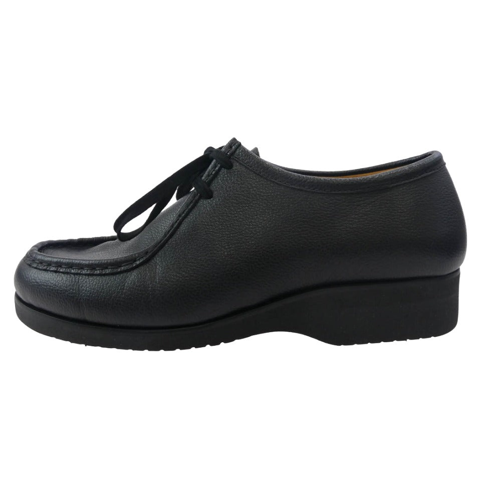 フットワークス F02-0002_M New Tyrolean shoes in grain leather グレインレザー ニュー チロリアンシューズ ブラック系 25.5cm【中古】