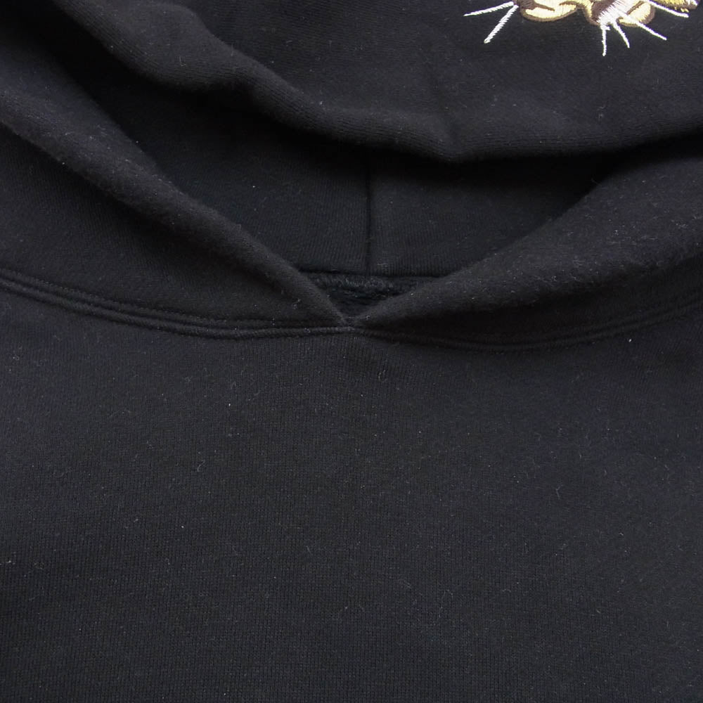 TAILOR TOYO テイラー東洋 TT68862 スカ刺繍 龍刺繍 虎刺繍 JAPAN プルオーバー パーカー フーディー ダークネイビー系 L【中古】