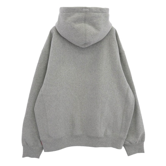 Supreme シュプリーム 24AW Box Logo Hooded Sweatshirt ボックス ロゴ フーデッド スウェットシャツ フーディー パーカー グレー系 L【中古】