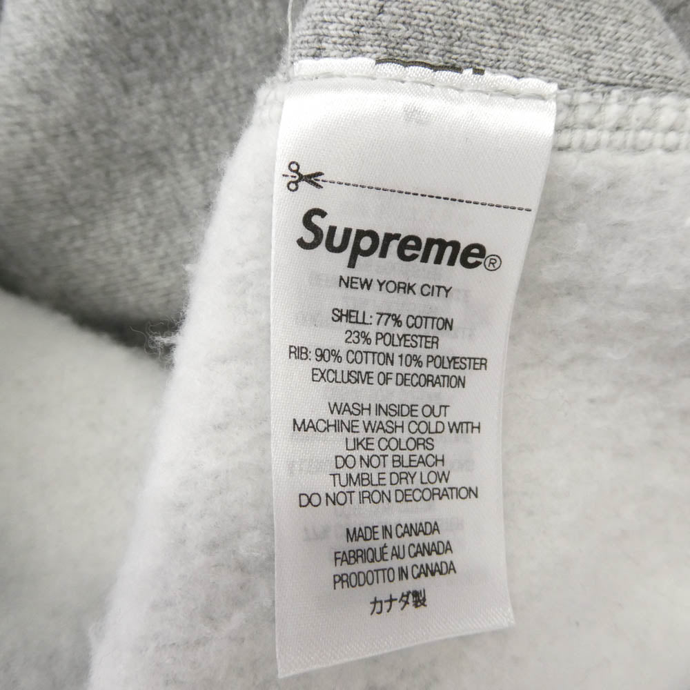 Supreme シュプリーム 24AW Box Logo Hooded Sweatshirt ボックス ロゴ フーデッド スウェットシャツ フーディー パーカー グレー系 L【中古】