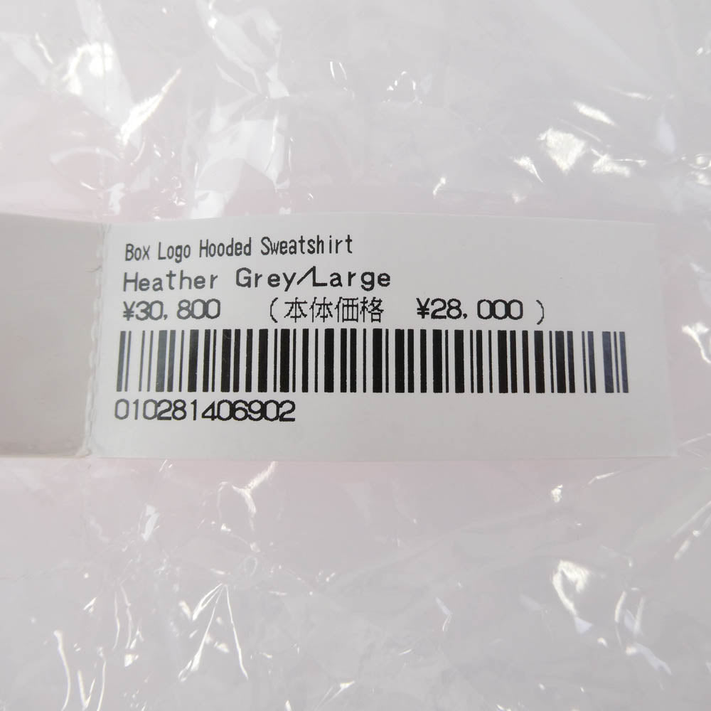 Supreme シュプリーム 24AW Box Logo Hooded Sweatshirt ボックス ロゴ フーデッド スウェットシャツ フーディー パーカー グレー系 L【中古】