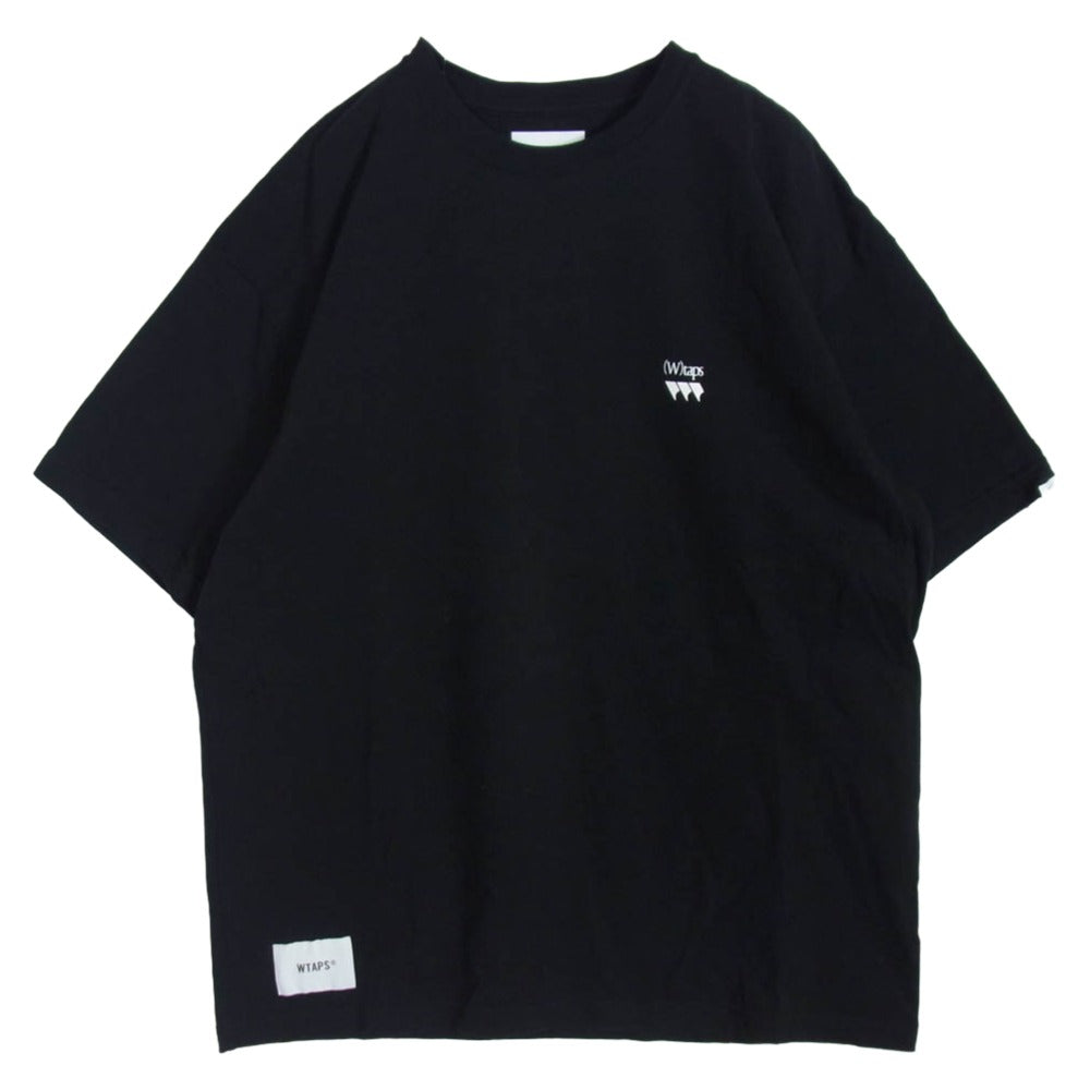 WTAPS ダブルタップス 24SS 241ATDT-CSM35 OBJ 08 SS COTTON オービージェイ 08 半袖 コットン Tシャツ ブラック系 3【中古】