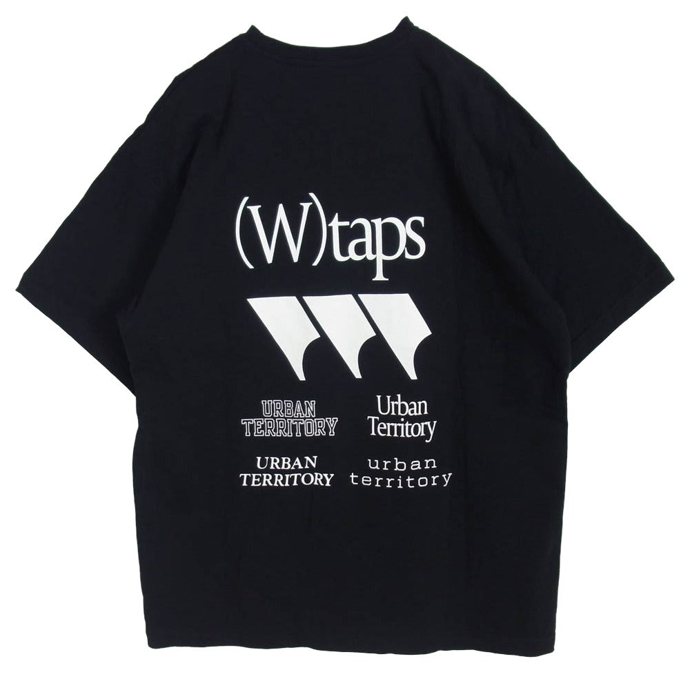 WTAPS ダブルタップス 24SS 241ATDT-CSM35 OBJ 08 SS COTTON オービージェイ 08 半袖 コットン Tシャツ ブラック系 3【中古】