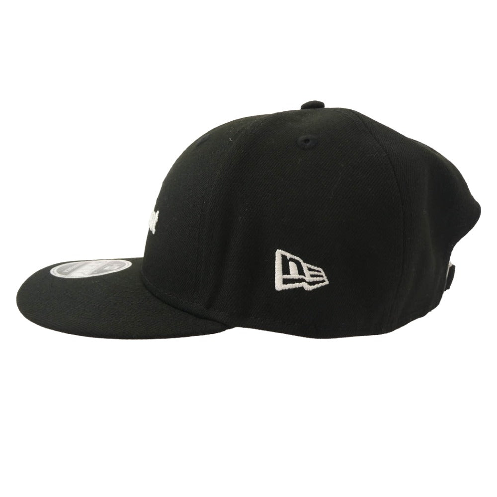 uniform experiment ユニフォームエクスペリメント UE-250066 NEW ERA LP 9FIFTY CAP ニューエラ ロゴ刺繍 キャップ ブラック系【美品】【中古】