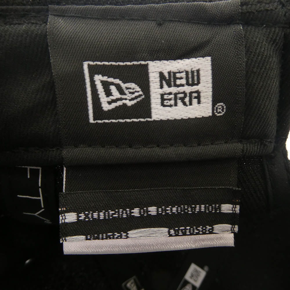 uniform experiment ユニフォームエクスペリメント UE-250066 NEW ERA LP 9FIFTY CAP ニューエラ ロゴ刺繍 キャップ ブラック系【美品】【中古】