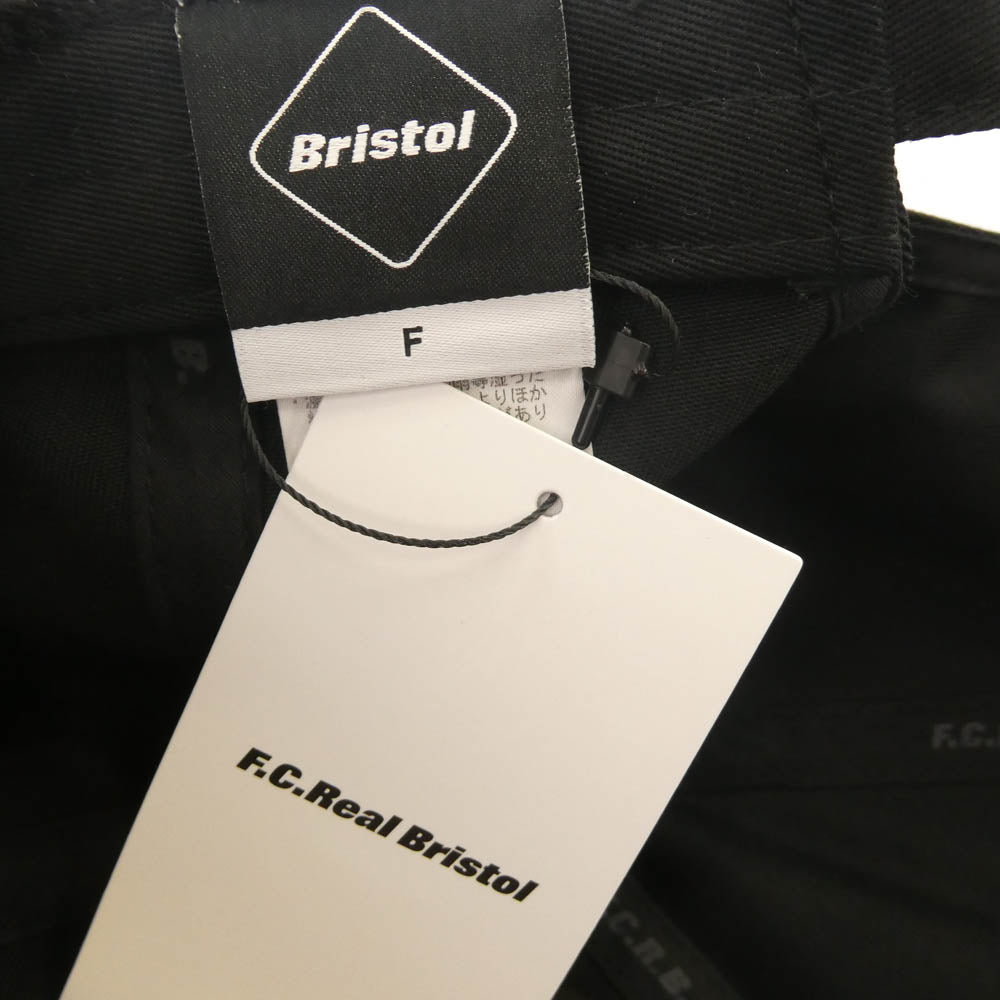 F.C.R.B. エフシーアールビー FCRB-250127 INTERSTATE STADIUM TOUR 6-PANEL CAP ロゴ刺繍 キャップ ブラック系 F【新古品】【未使用】【中古】