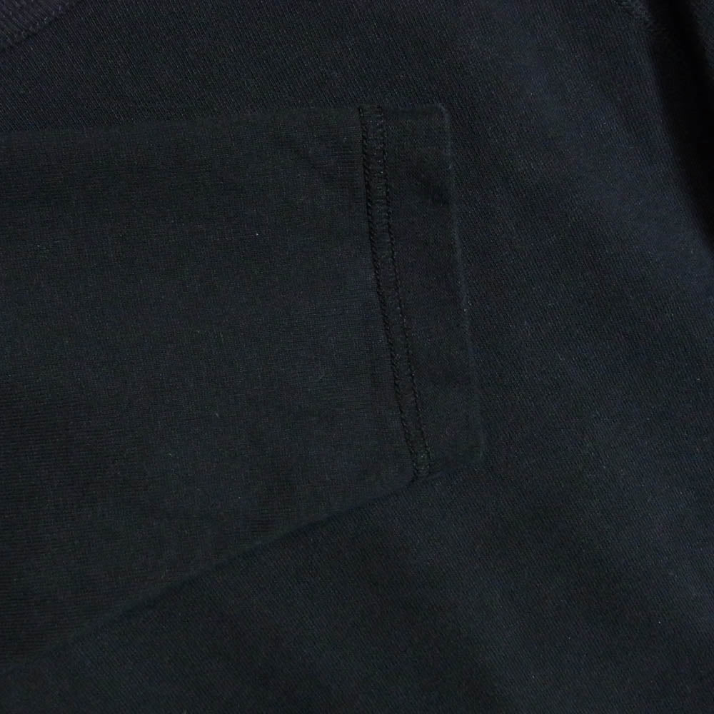 WTAPS ダブルタップス 25SS 251ATDT-CSM11 IAN / LS / COTTON コットン ラグラン 長袖 Tシャツ ブラック系 2【中古】