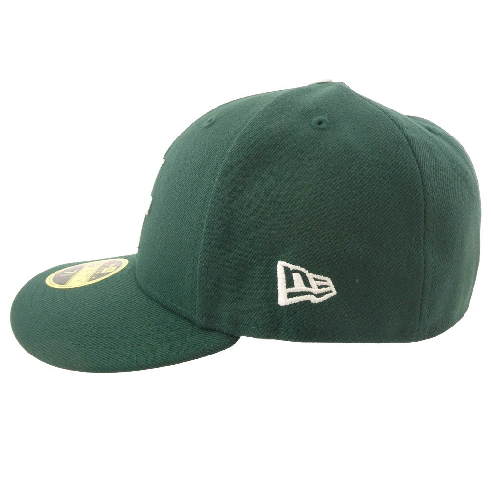 WTAPS ダブルタップス 24SS 241NENED-HT01 59FIFTY LOW PROFILE CAP POLY TWILL NEWERA ニューエラ ロゴ刺繍 キャップ グリーン グリーン系 7 1/2 【新古品】【未使用】【中古】