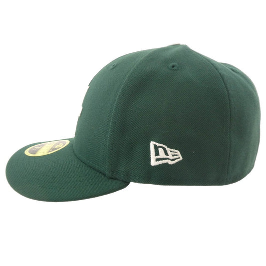 WTAPS ダブルタップス 24SS 241NENED-HT01 59FIFTY LOW PROFILE CAP POLY TWILL NEWERA ニューエラ ロゴ刺繍 キャップ グリーン グリーン系 7 1/2 【新古品】【未使用】【中古】
