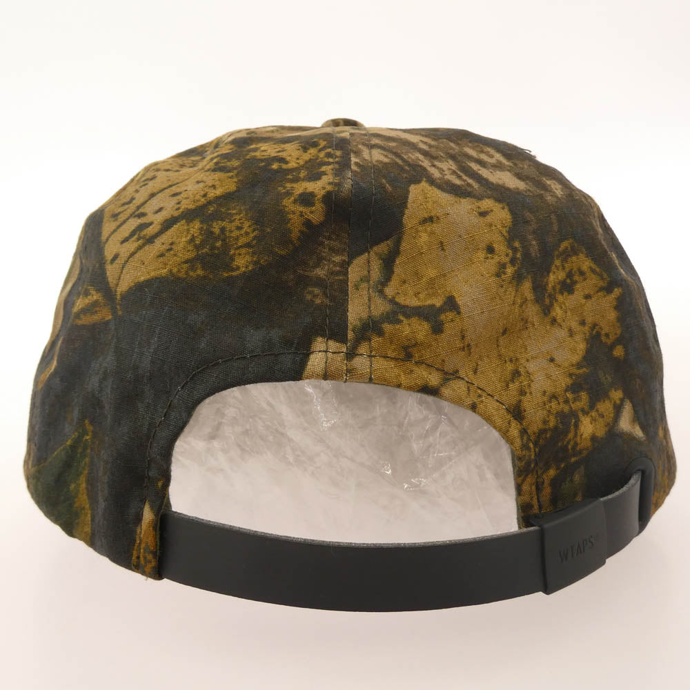 WTAPS ダブルタップス 252HCDT-HT08 MILITIA 02 CAP COTTON RIPSTOP TEXTILE リアルツリー カモフラ リップストップ キャップ カーキ系【美品】【中古】