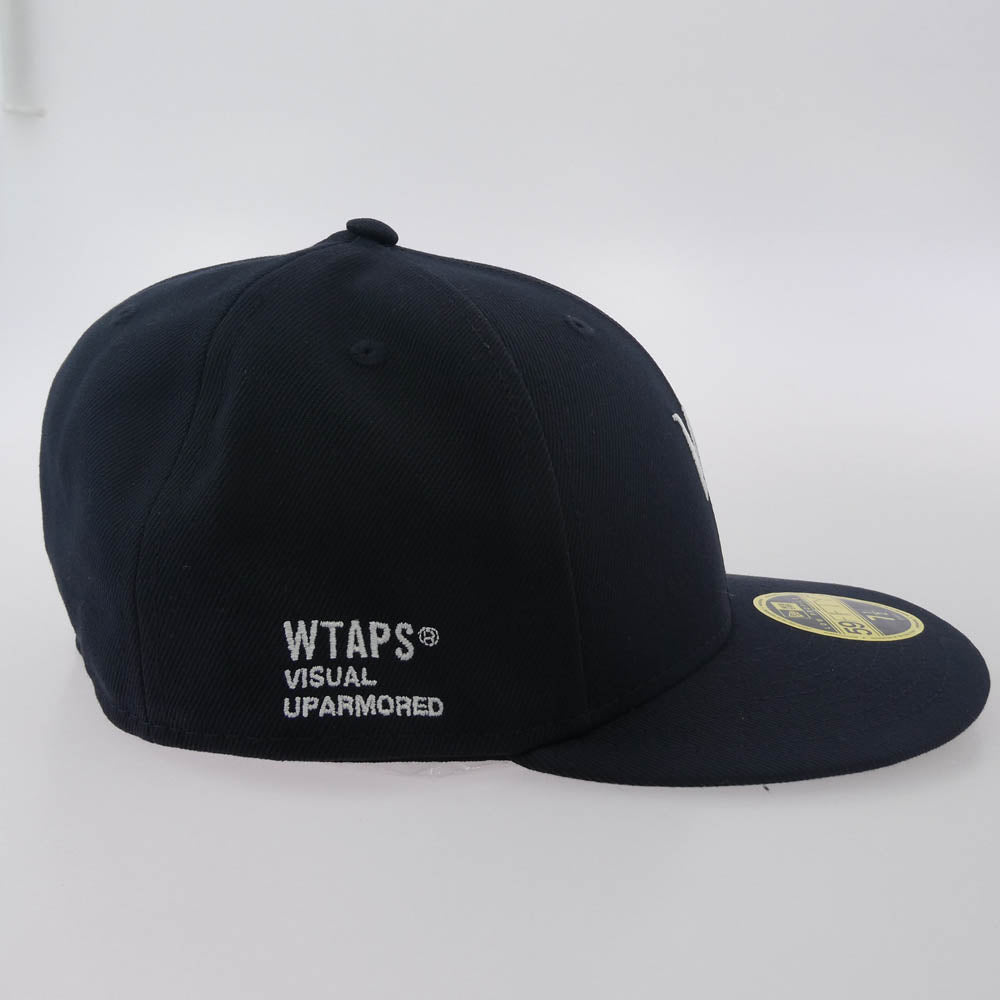 WTAPS ダブルタップス 25SS 251NENED-HT02 59FIFTY LOW PROFILE CAP POLY TWILL NEWERA ニューエラ ロゴ刺繍 キャップ 帽子 ブラック ブラック系 7 1/2【新古品】【未使用】【中古】