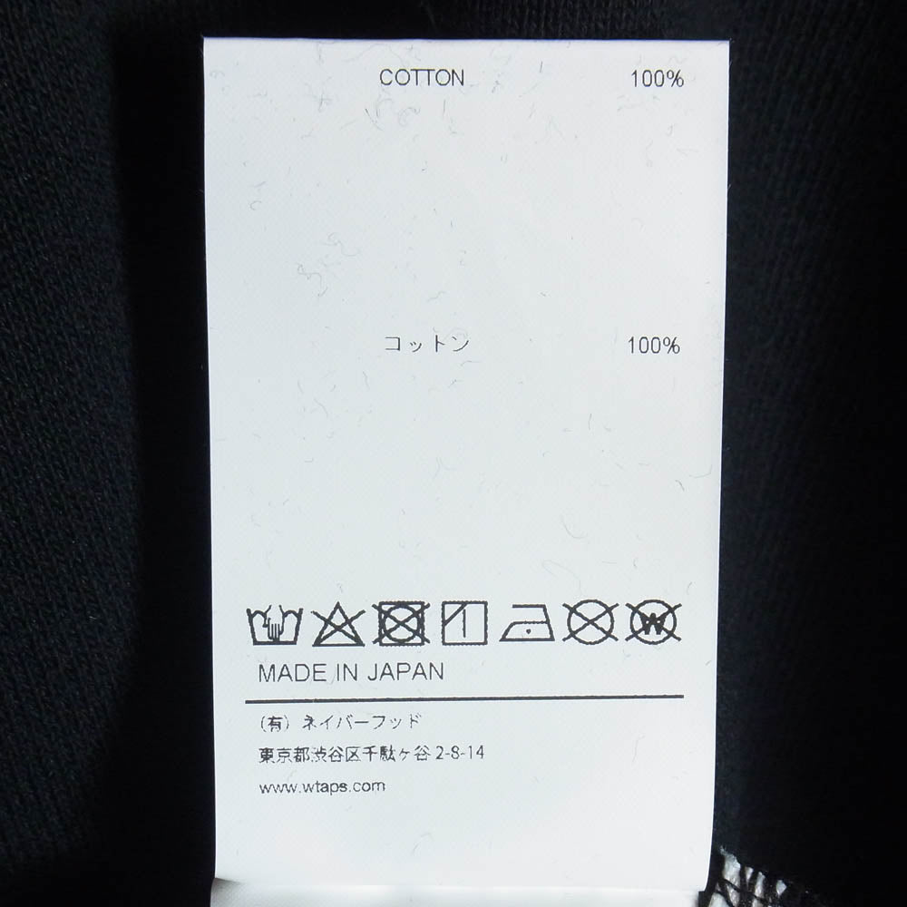WTAPS ダブルタップス 24SS 241ATDT-CSM03 ACADEMY SWEATER COTTON COLLEGE アカデミー セーター ロゴ コットン カレッジ スウェット トレーナー ブラック系 3【新古品】【未使用】【中古】