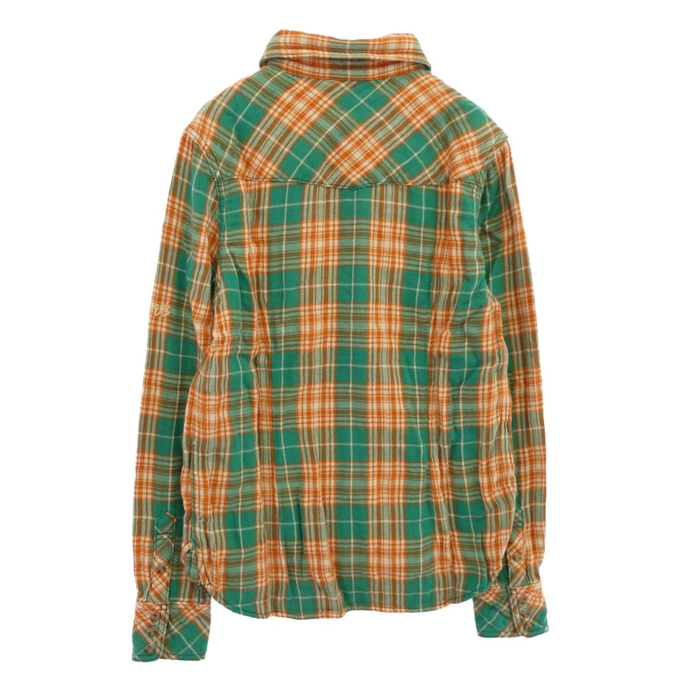 TMT ティーエムティー TSH-F1002 ウエスタン チェック 長袖 シャツ マルチカラー系 S【極上美品】【中古】