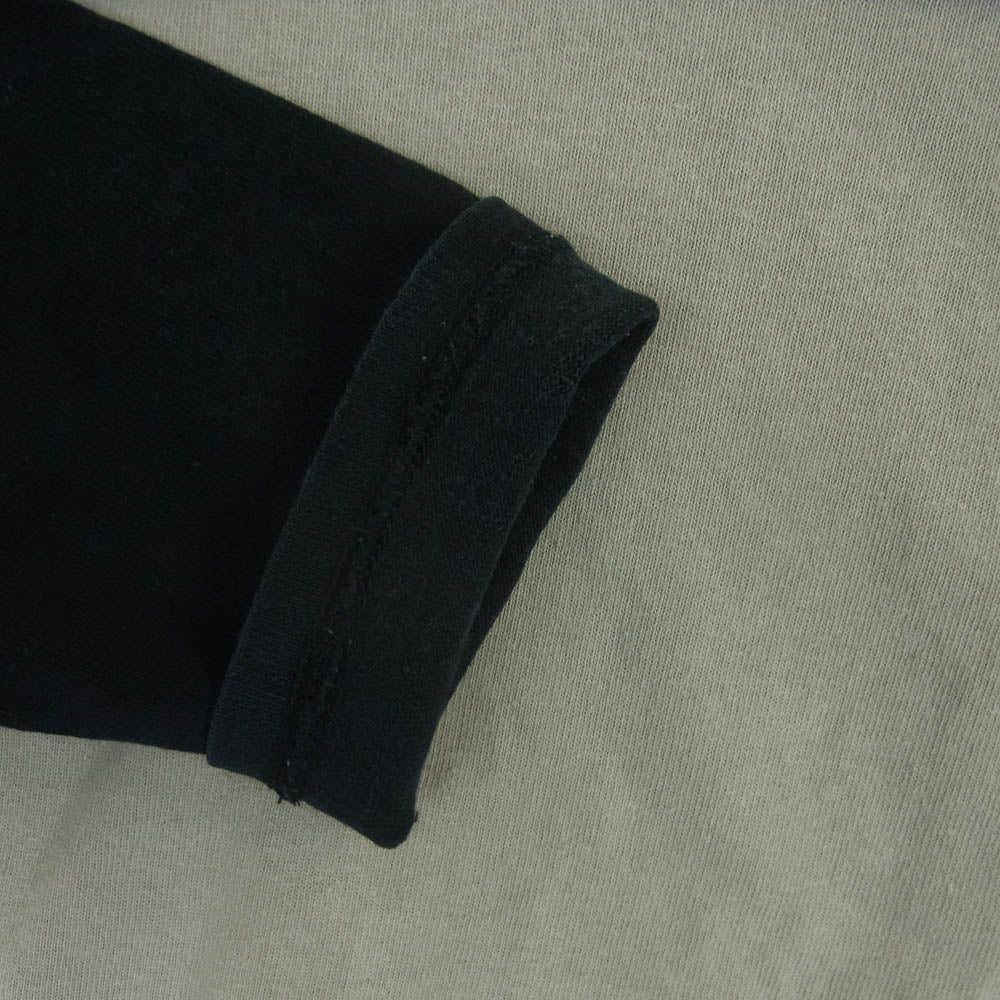 ORCIVAL オーシバル バイカラー バスクシャツ カットソー コットン フランス製 グレー系 ブラック系 3【中古】