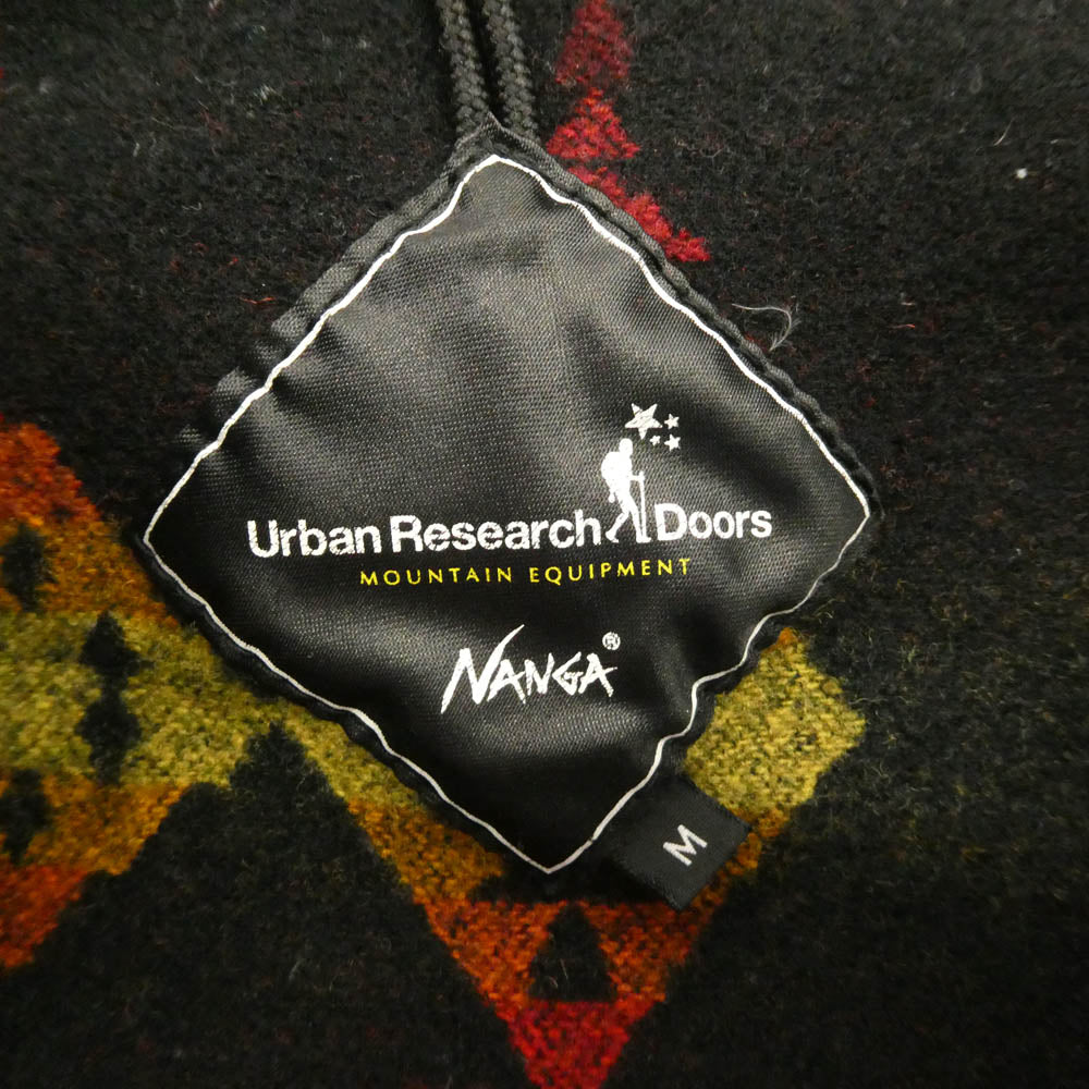 NANGA ナンガ DR52-17N003 URBAN RESEARCH DOORS PENDLETON ペンドルトン ダウンジャケット ブラック系 M【中古】