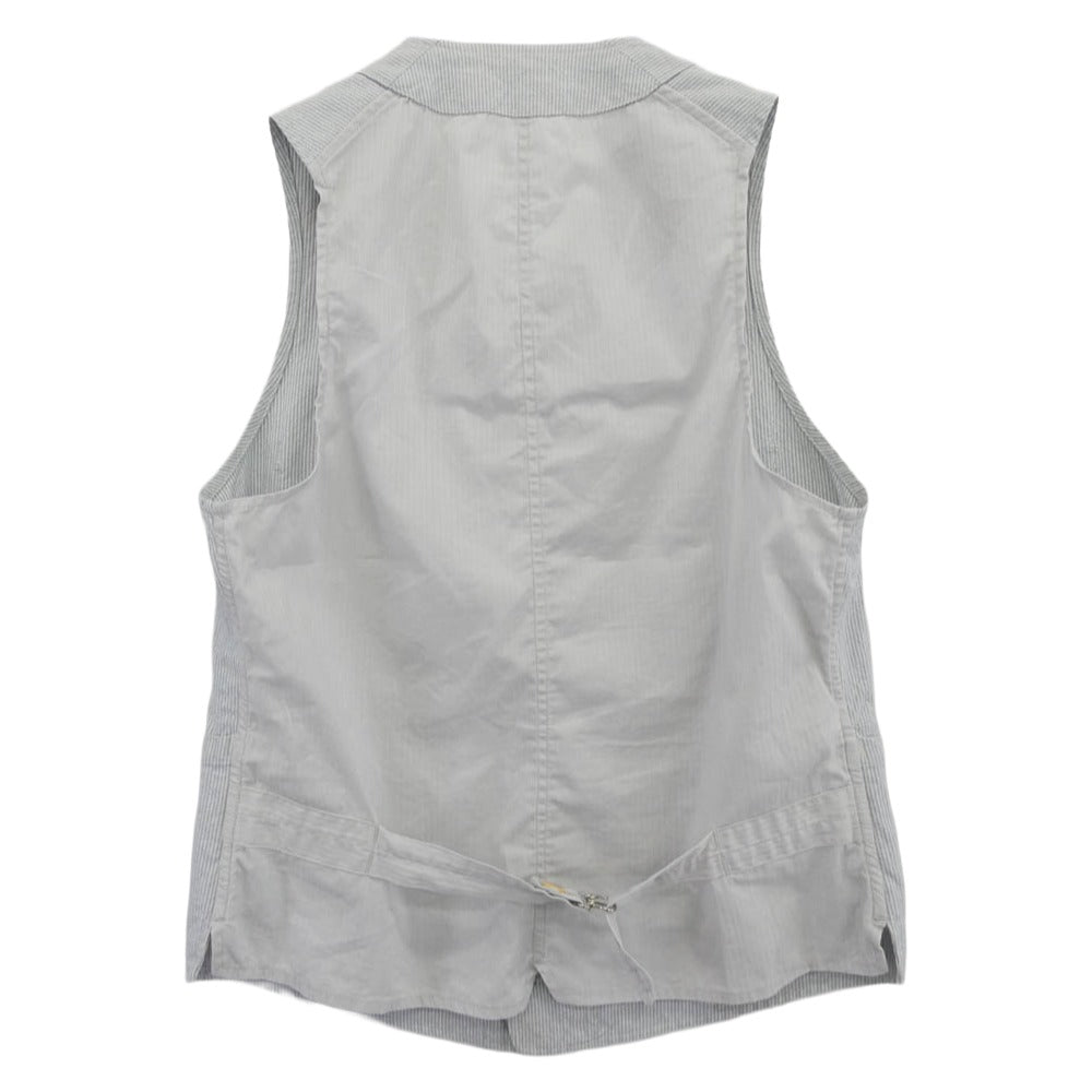 ANATOMICA アナトミカ SAGAN VEST サガン ベスト ストライプ S【中古】