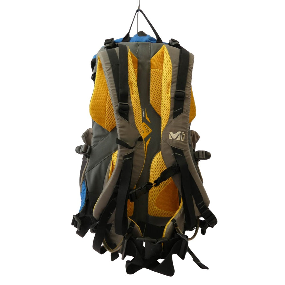 MILLET ミレー PEUTEREY 28 プトレイ リュック バックパック ザック ブルー系 イエロー系【中古】