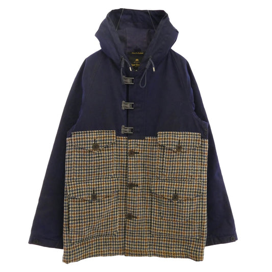 Nigel Cabourn ナイジェルケーボン HARRIS TWEED ハリスツイード CAMERAMAN JACKET カメラマン ジャケット ブルー系 ベージュ系 46【中古】