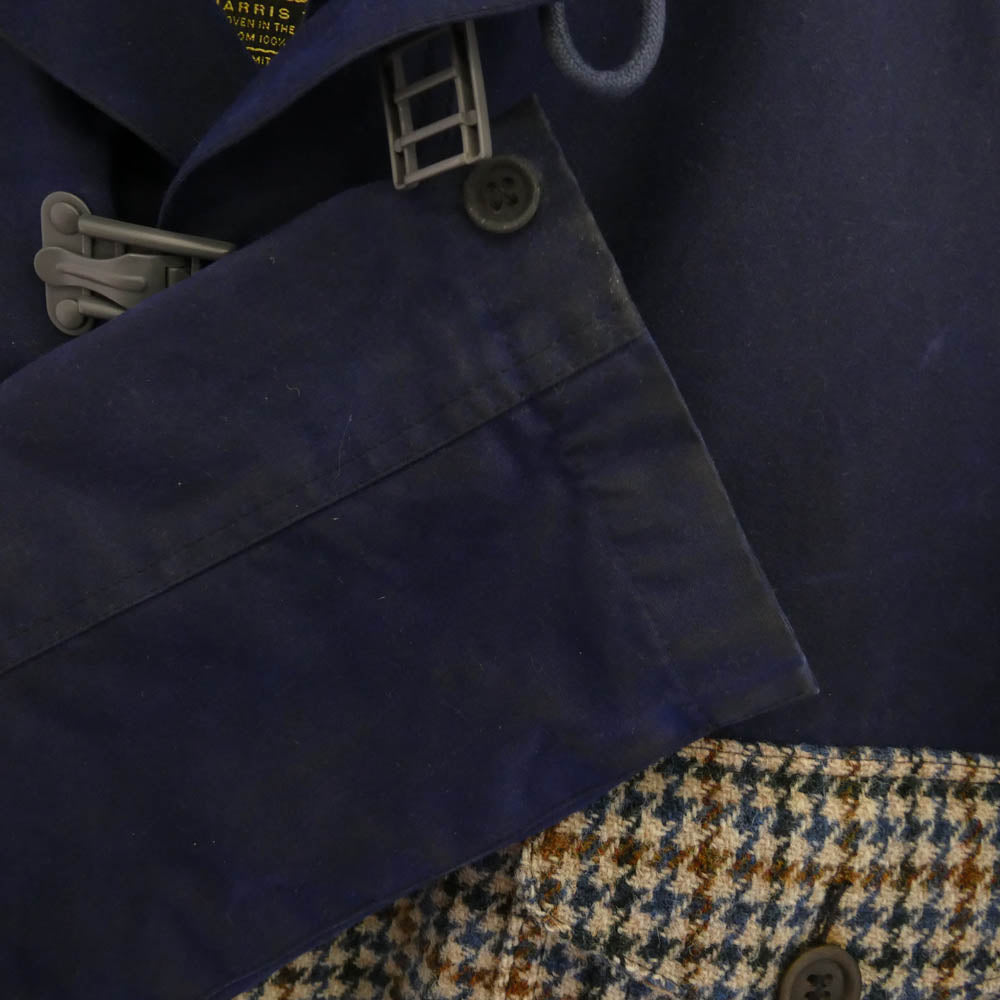 Nigel Cabourn ナイジェルケーボン HARRIS TWEED ハリスツイード CAMERAMAN JACKET カメラマン ジャケット ブルー系 ベージュ系 46【中古】