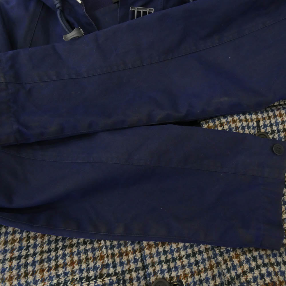 Nigel Cabourn ナイジェルケーボン HARRIS TWEED ハリスツイード CAMERAMAN JACKET カメラマン ジャケット ブルー系 ベージュ系 46【中古】