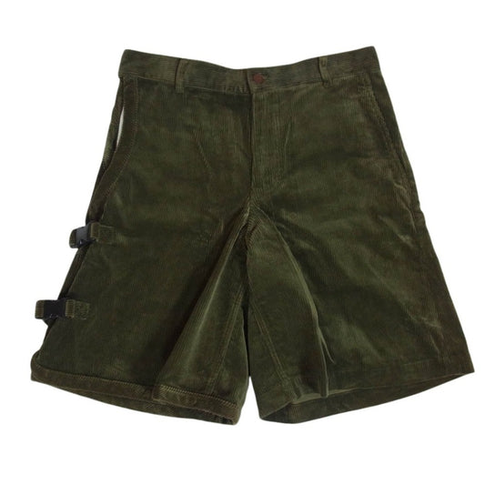 COMME des GARCONS HOMME PLUS コムデギャルソンオムプリュス AD2010 PF-A019 サイドアジャスター コーデュロイ ショーツ ショートパンツ ハーフパンツ カーキ系 XS【中古】