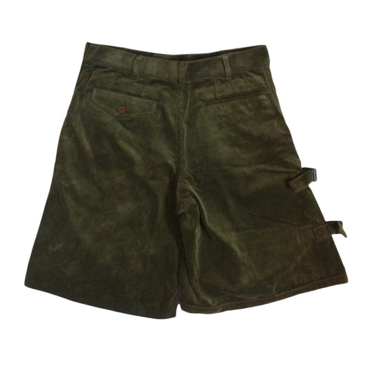 COMME des GARCONS HOMME PLUS コムデギャルソンオムプリュス AD2010 PF-A019 サイドアジャスター コーデュロイ ショーツ ショートパンツ ハーフパンツ カーキ系 XS【中古】