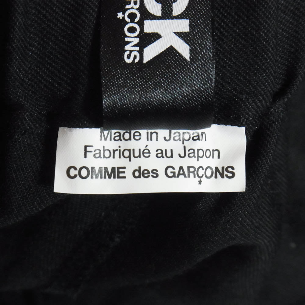 BLACK COMME des GARCONS ブラックコムデギャルソン AD2018 1C-P028 ウール100％ イージー サルエルパンツ ブラック系 M【中古】