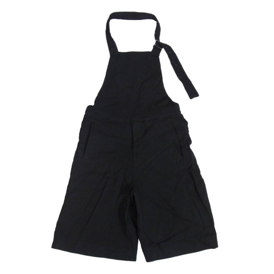 COMME des GARCONS HOMME PLUS コムデギャルソンオムプリュス AD2022 PK-P042 エステル製品加工 ホルターネック オーバーオール ブラック系 S【中古】