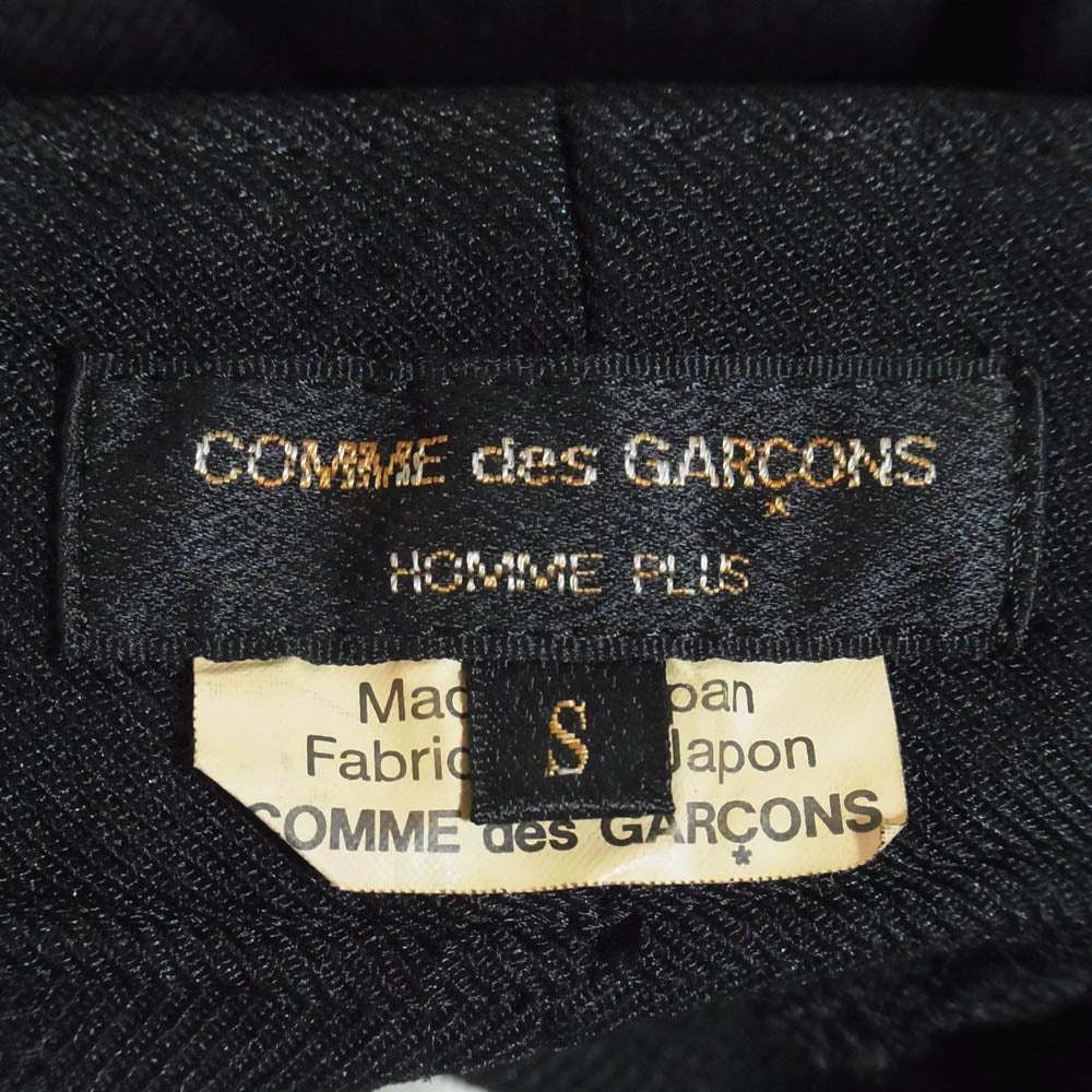 COMME des GARCONS HOMME PLUS コムデギャルソンオムプリュス AD2022 PK-P042 エステル製品加工 ホルターネック オーバーオール ブラック系 S【中古】